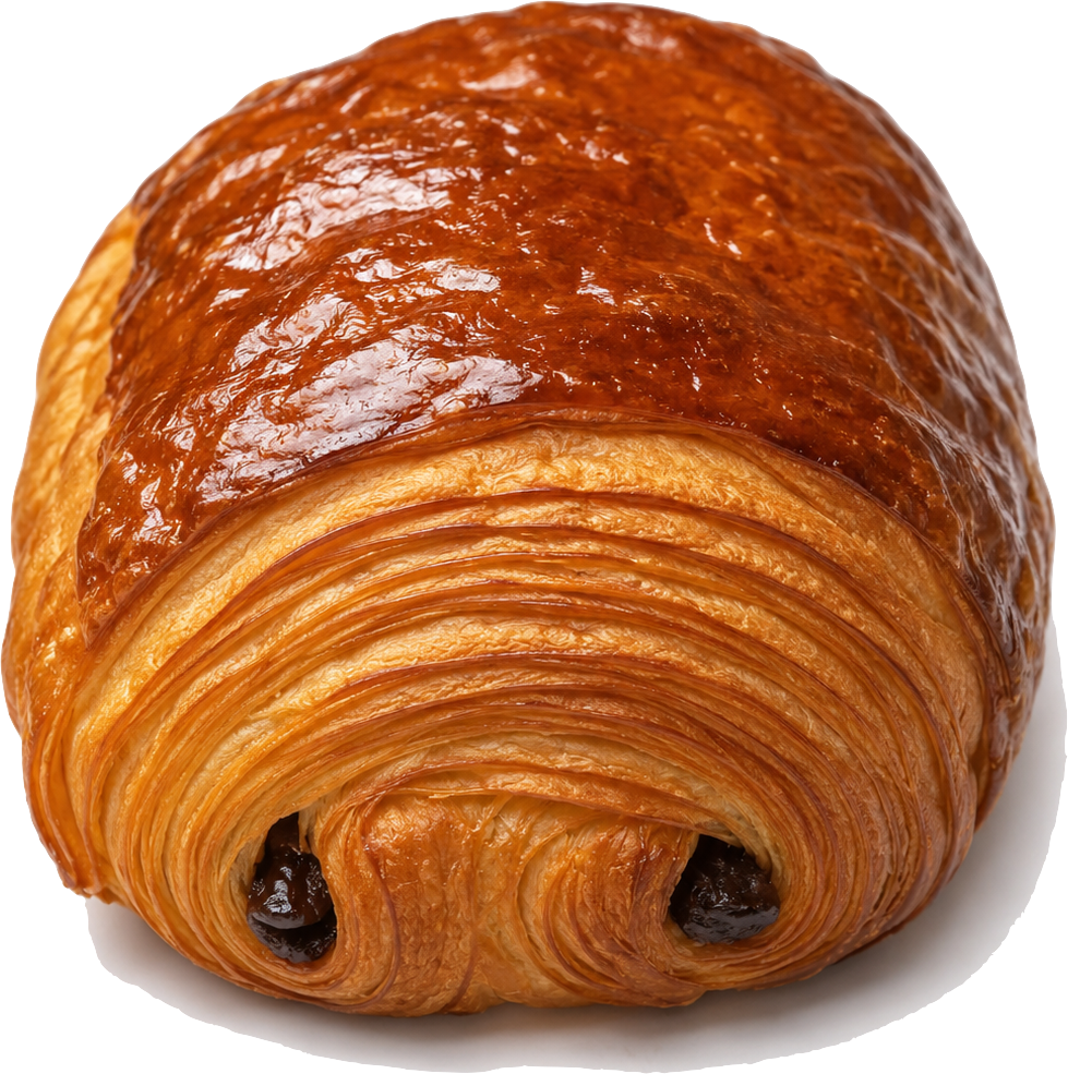 Pain au chocolat sfogliato